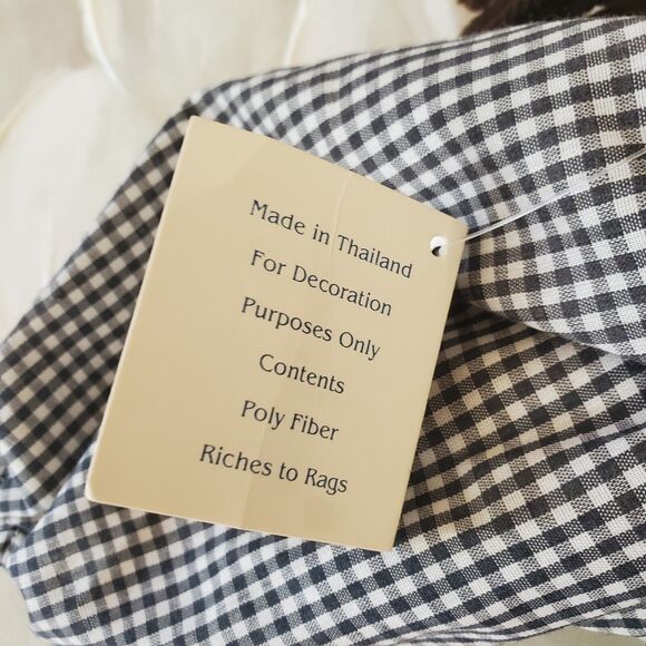 Riches To Rags 20" Hand Made Rag Doll With Tag "Kimmy" Folk Art American Design - Picture 5 of 14